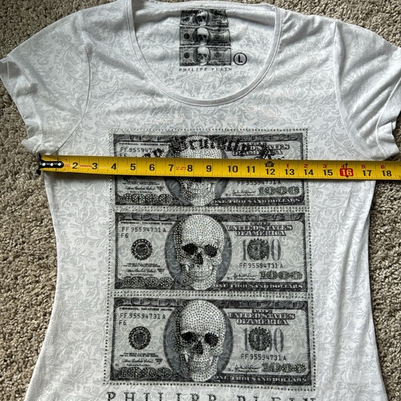 Philipp Plein Cashflow is King tshirt - Picture 7 of 9